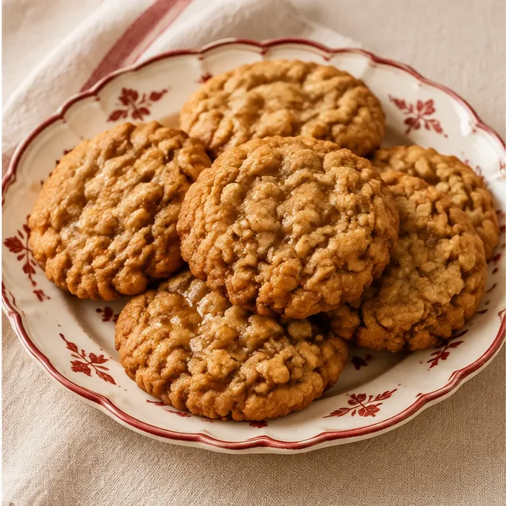 AI-generated serving suggestion for Maple oat cookies