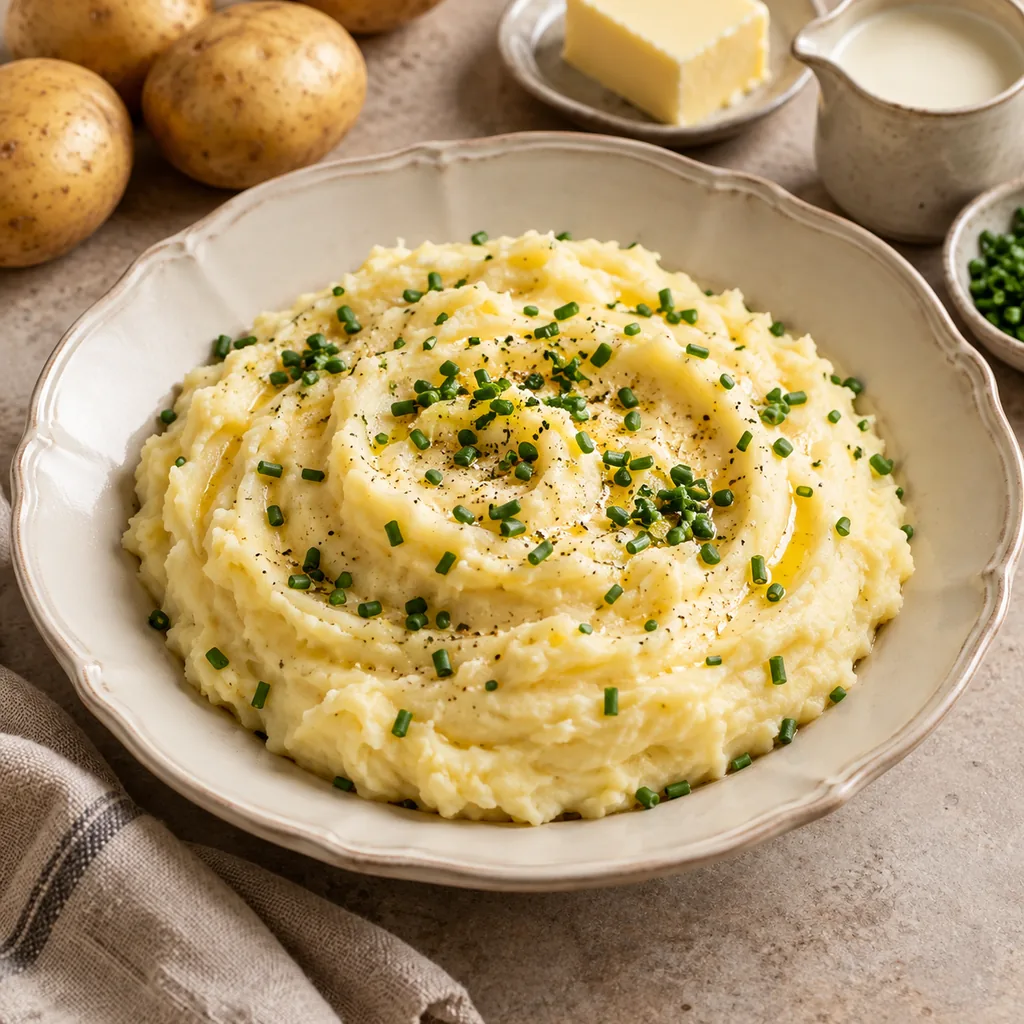 AI-generated serving suggestion for Whipped Yukon Gold potatoes