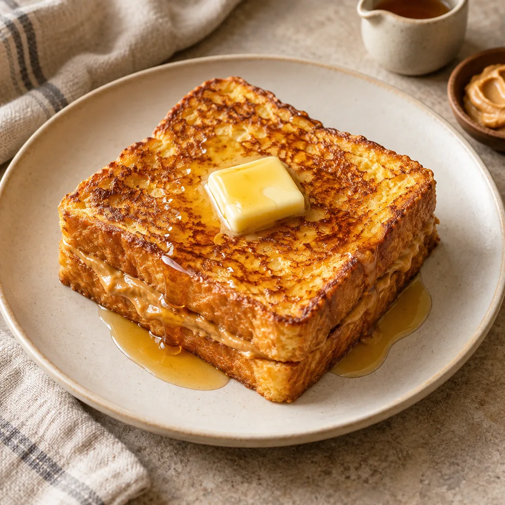 AI-generated serving suggestion for Hong Kong French toast