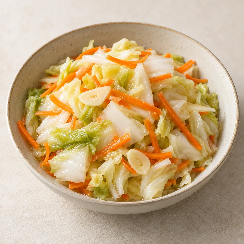 AI-generated serving suggestion for Quick pickled cabbage