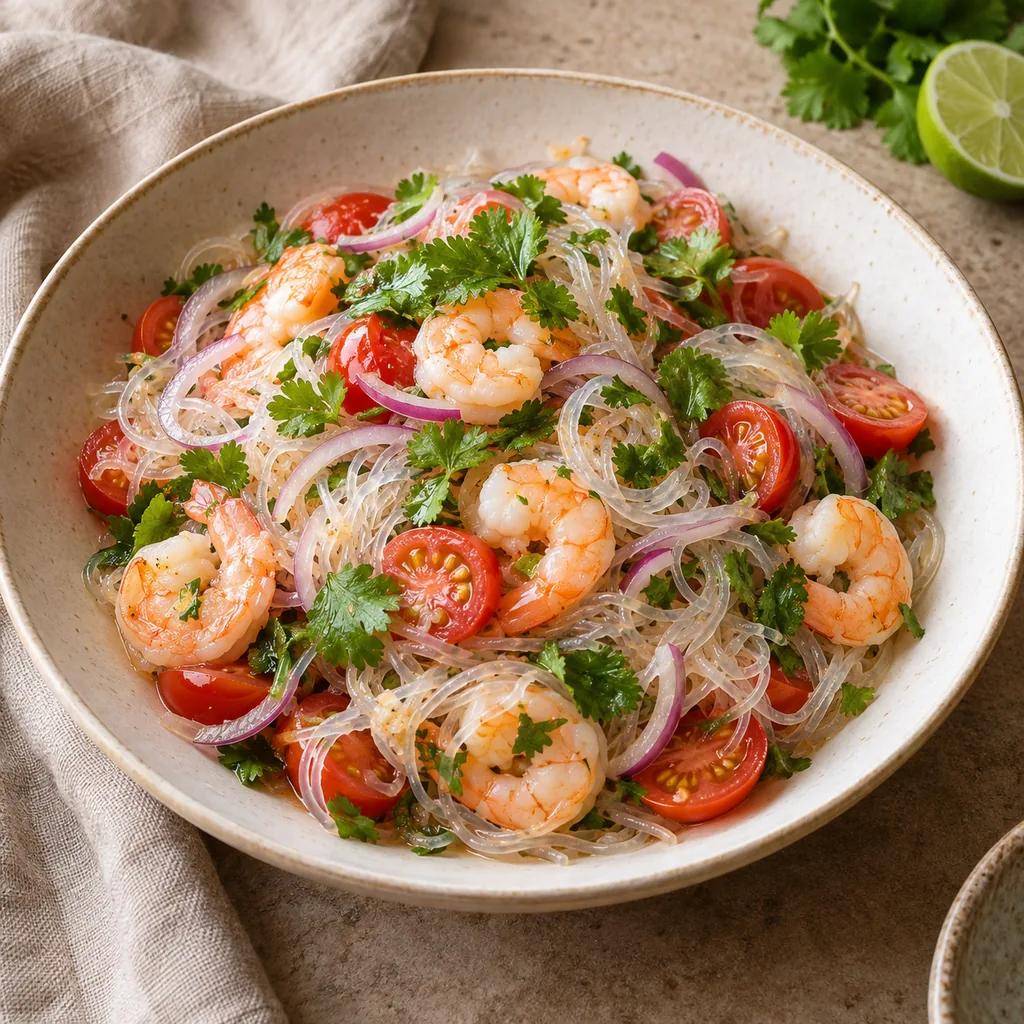 AI-generated serving suggestion for Glass noodle salad