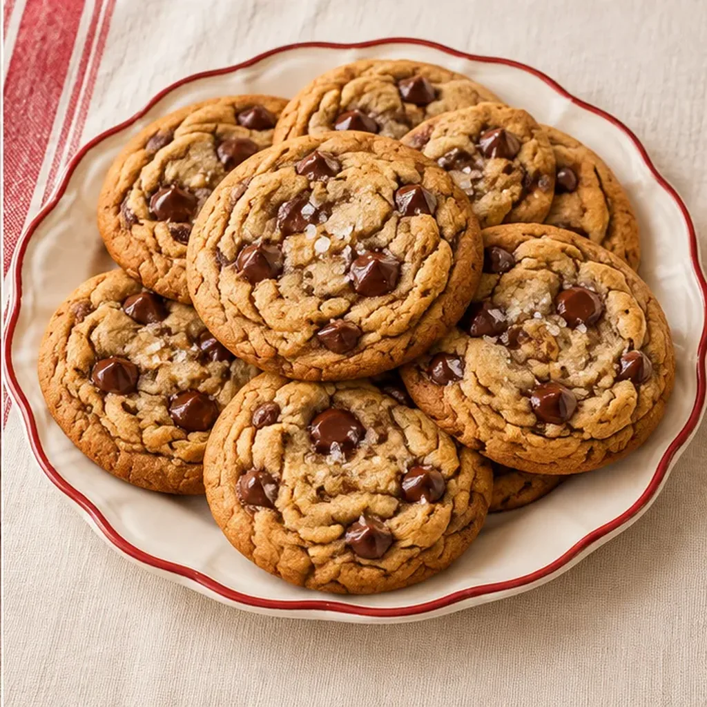 AI-generated serving suggestion for Chocolate chip cookies